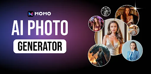 Momo - AI Photo Generator background